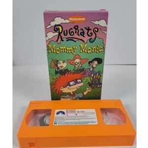 Rugrats Mommy Mania Orange VHS Tape Nickelodeon 1998 Paramount 83877-3